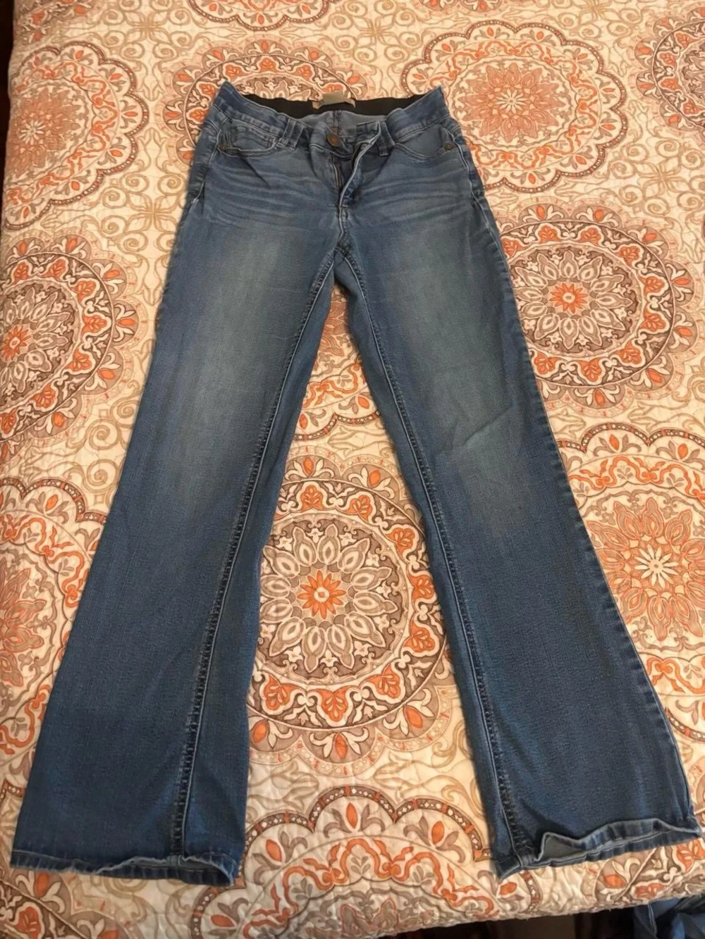Democracy Women's Medium Blue Flare Jeans